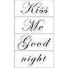 Snap 4-piece Kiss Me Good Night Wall Art