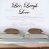 Self-Stick 'Live, love, laugh' Expressions Wall Art