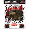 Lethal Threat Realistic Beaver Decal, 6 x 8-in.