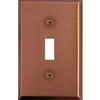 Atron Electro Industries Inc. Traditional Shape Switchplate - Copper (Metal)