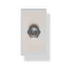 Euro Loft Modular Electrical Switch Plate Kit- TV Cable- White