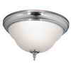 World Imports Montpelier Bath Collection 2-Light Flush-Mount Chrome Ceiling Fixture