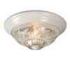 Hampton Bay Flush Mount Fixture With Frosted Glass