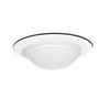 Halo Dome Shower Light with Satin White Trim Ring-5 Inch Aperture