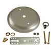 Atron Electro Industries Inc. Satin Nickel Comtempory Deluxe Canopy Kit - 5 Inch (10.2 cm)
