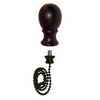Atron Electro Industries Inc. Expresso Wood Finial / Pullchain with 12 Inch (30.5 cm) Oil-Rubbe...