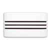 Heath Zenith Wired Door Chime With White Decorative Linear Cover