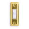 Heath Zenith Wired Gold Push Button With Lighted White Center Bar