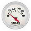 EQUUS 2-5/8-in. Voltmeter, Aluminum