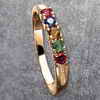Tradition®/MD 10k Gold Family Ring with Genuine Birthstones