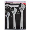 Sheffield® 4 Piece Adjustabkle Wrench Set