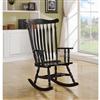 Monarch Specialties, Inc. Traditional Rocking Chair - Black Oak