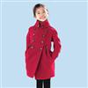Girl Confidential(TM/MC) Girls' Faux Wool Military-Style Coat