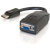 CABLES TO GO 8IN DISPLAYPORT MALE HD15 VGA FEMALE ADAPTER CABLE