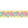 Sanitas® 5'' H Brightly Coloured Flirty Flowers Border