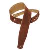 Levy's 2.5" Suede Leather Guitar Strap (MS26-BRN) - Brown