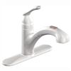 Moen Banbury 1 Handle Kitchen Faucet with Matching Pullout Wand - Glacier