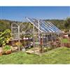 Palram 8 ft. x 12 ft. Octave Silver Greenhouse