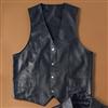Retreat®/MD Leather Vest - Black