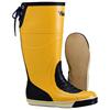 Viking Mariner Size 5 Rubber Boots (VW26-5) - Yellow / Navy Blue