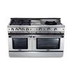 Capital Precision Series: 60 Inch 4 Burners Self Clean With Thermo Griddle & Power Wok, LP