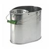 9L Galvanized Mop Wringer Bucket, with Can