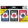BICYCLE 2 Pack Poker Playing Cards, with Bonus Deck