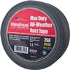Nashua Tape Nashua 398 Max Duty All-Weather Duct Tape, Black, 1.89in x 60yd