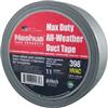Nashua Tape Nashua 398 Max-Duty All-Weather Duct Tape, Silver, 1.89 in x 60yd