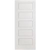 Masonite Primed 5 Panel Equal Smooth Interior Door 24 Inch x 80 Inch