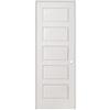 Masonite Primed 5-Panel Equal Smooth Prehung Interior Door With Rabbeted Jamb 32 Inch x 80 Inc...
