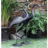 Crane Duo Garden Statues