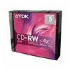 TDK 5 Pack Recordable CD Disks