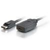 CABLES TO GO 8IN DISPLAYPORT MALE TO HDMI FEMALE ADAPTER CABLE