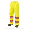 WORK KING Mens XL Hi-Visibility Fluorescent Yellow Rain Pants