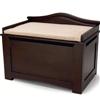 Stork Craft® Solid Wood Cushioned Toy Box