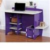 Gabby Student Desk Purple and White