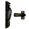 IDEAL SECURITY INC. Deluxe Keyed Latch Back Plate Black