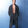 Protocol®/MD Flannel Bath Robe with Shawl Collar