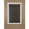 Home Decorators Collection 48 in. x 48 in. Espresso 2.5" Premium Faux Wood Blind