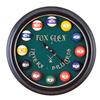 ERGO 18.5" Round Fox Glen Billiard Wall Clock