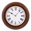 ERGO 13.5" Round Solid Wood Keele Classic Wall Clock