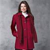 Alia Messina Wool-blend Coat with Scarf