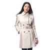 ATTITUDE® JAY MANUEL Double Breasted Belted Trench Coat #13440