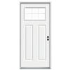 JELD-WEN Windows & Doors 32x7-1/4 Craftsman Entry Door_ Left Hand