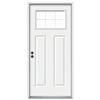 JELD-WEN Windows & Doors 36x7-1/4 Craftsman Entry Door_ Right Hand