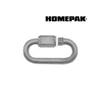 HOME PAK 2 Pack 1/8" 220lb Zinc Quick Links