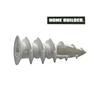 HOME BUILDER 4 Pack #6 Nylon Walldriller Anchors, with Screws