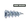 HOME BUILDER 50 Pack #8L Zinc Plated Walldriller Anchors, with Screws