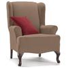 Sure Fit(TM/MC) 'Soft Touch' Stretch Wing Chair Slipcover